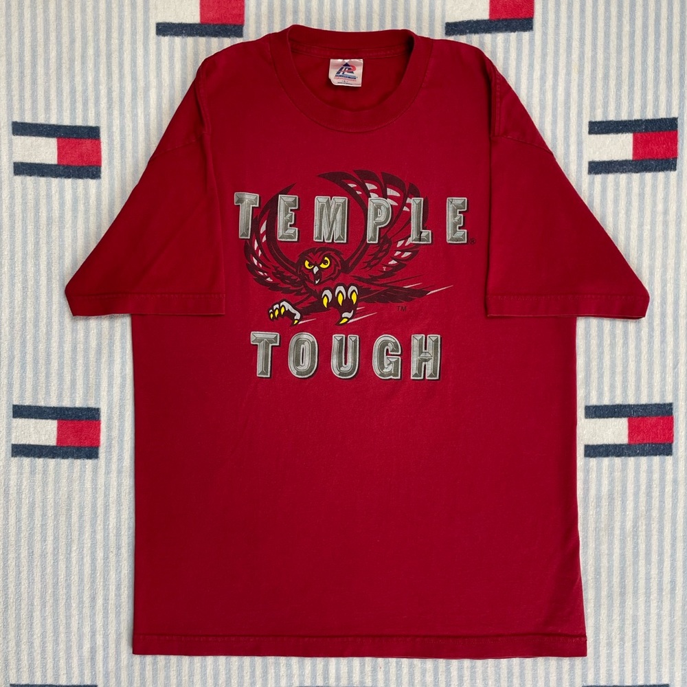 Vintage Temple University Owls short sleeve tee shirt